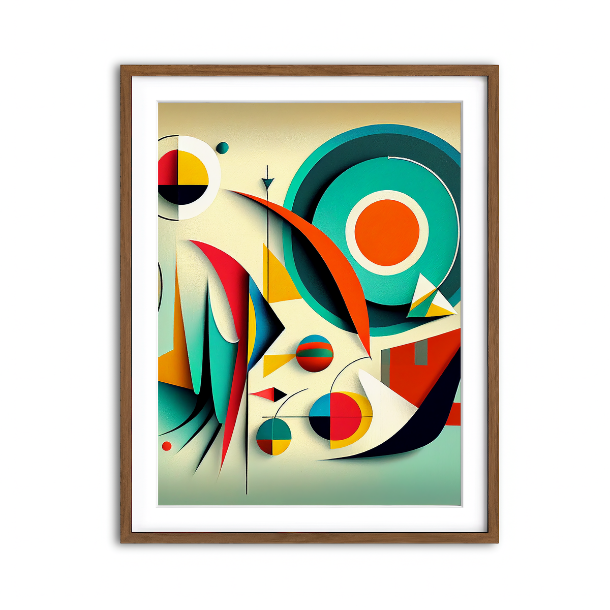 Framed Print 3x4 Walnut