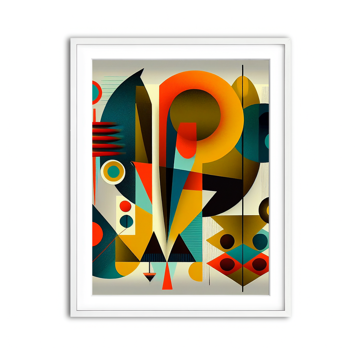 Framed Print 3x4 White