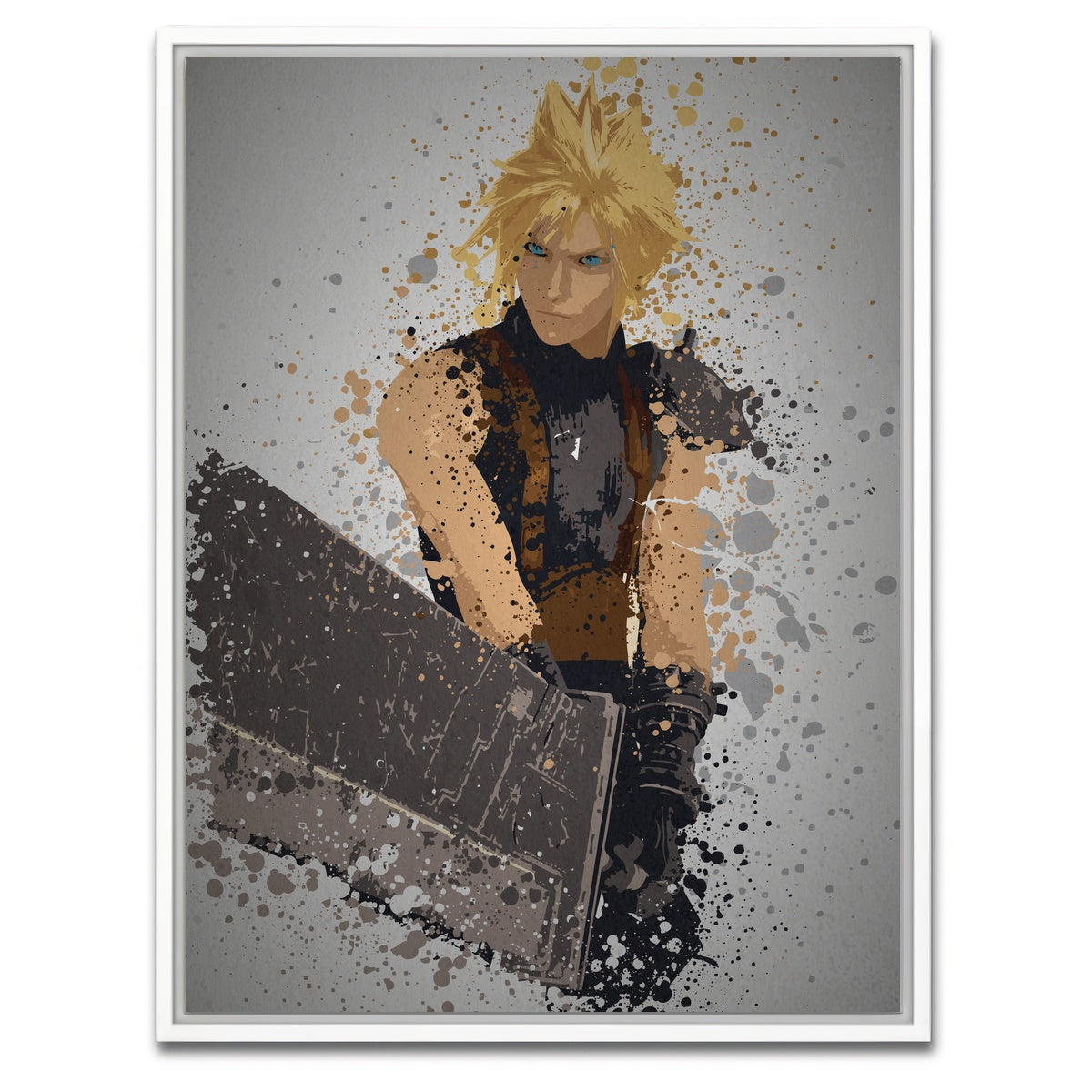 AUTO-MOCKUP WHITE | Midgar Mercenary | 1 Piece | White Framed Canvas | group=3x4