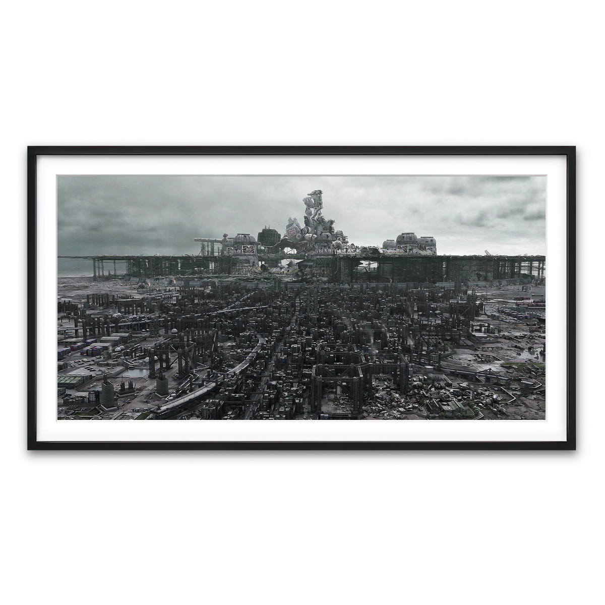 Framed Print 2x1 Black