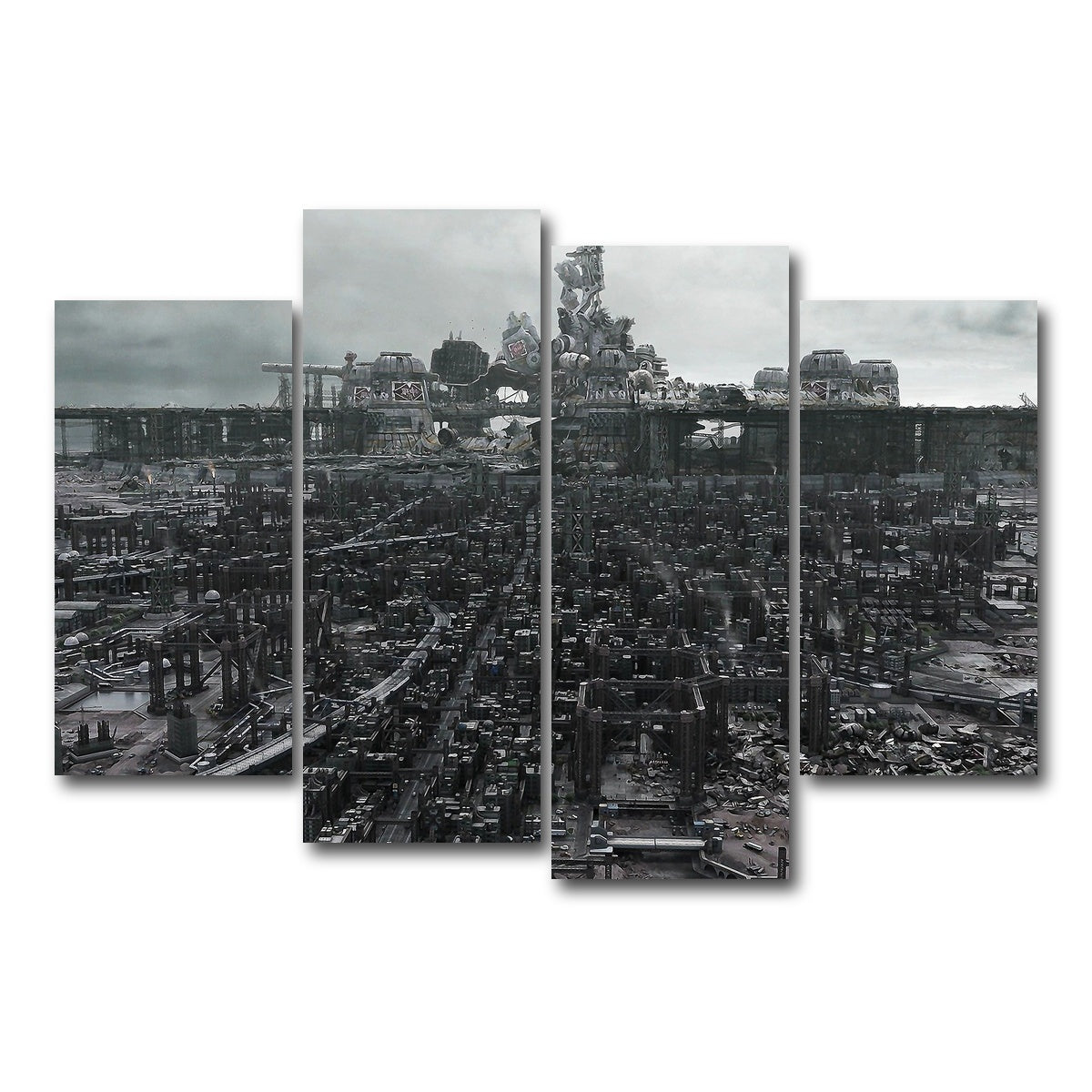 AUTO-MOCKUP WHITE | Midgar | 4 Piece | Gallery Wrap Canvas | group=4_short