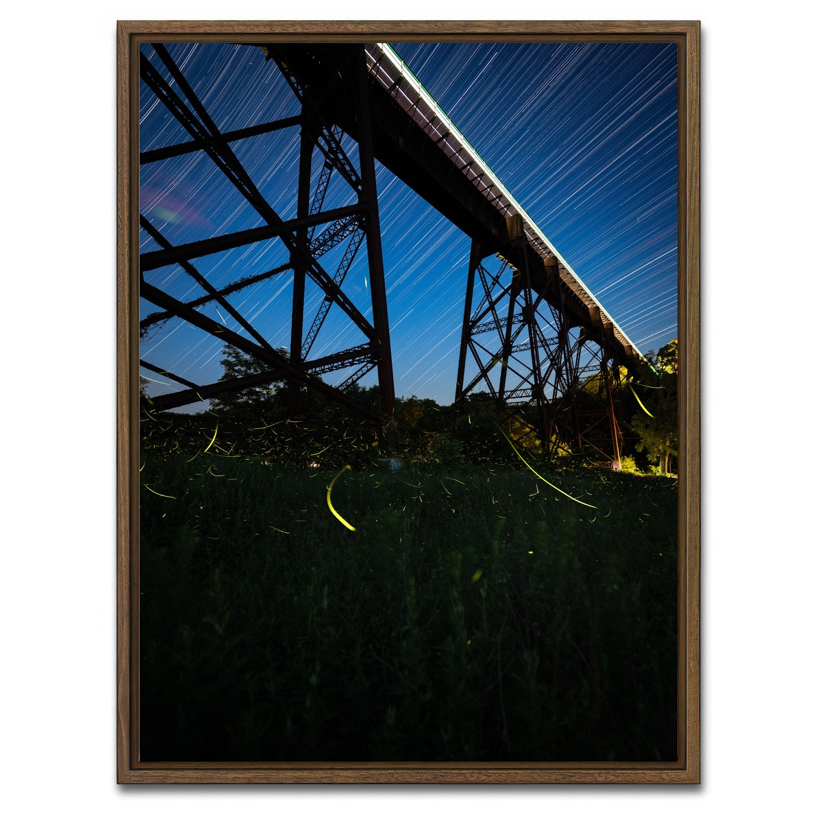 AUTO-MOCKUP WHITE | Midnight Dance | 1 Piece | Walnut Framed Canvas | group=3x4