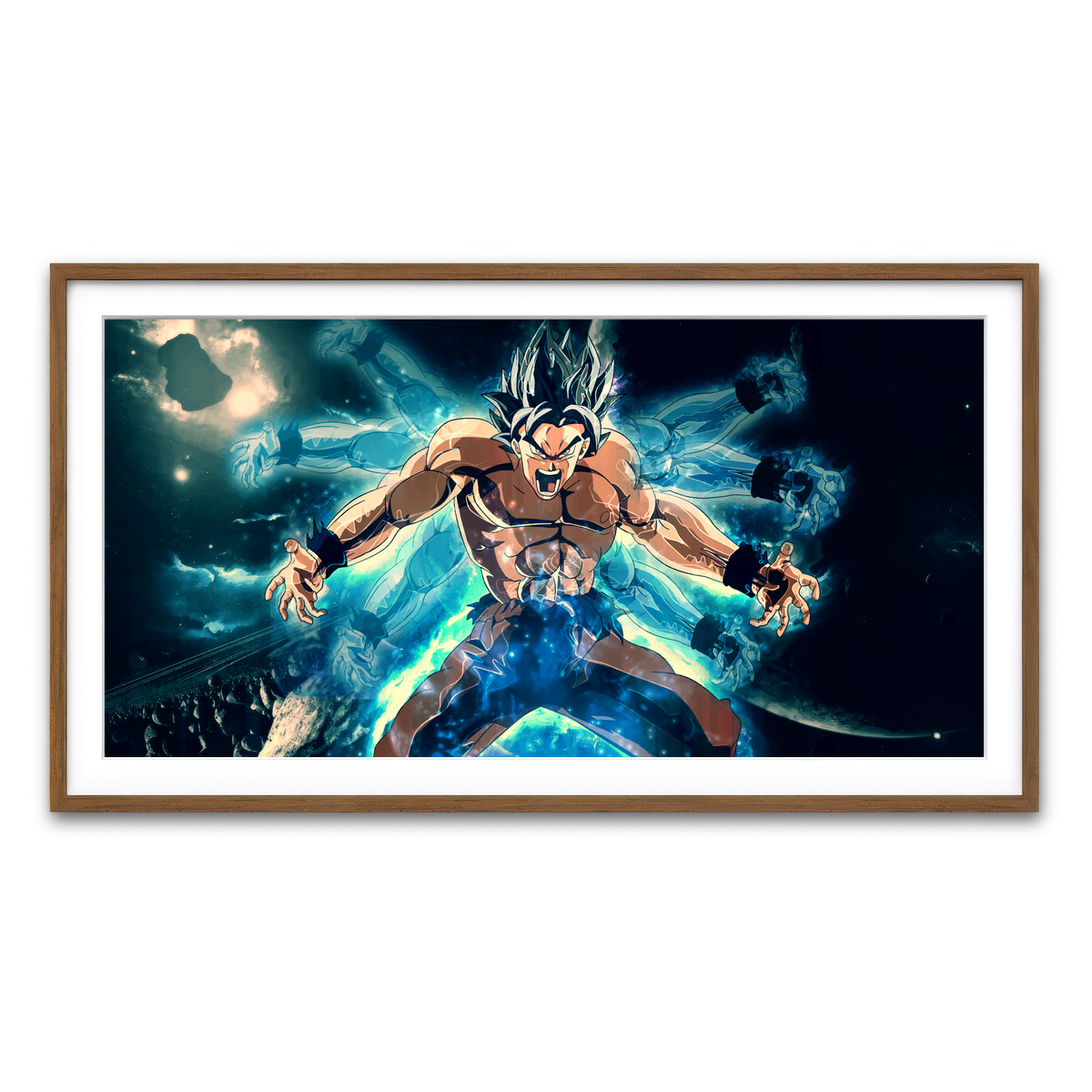 Framed Print 2x1 Walnut