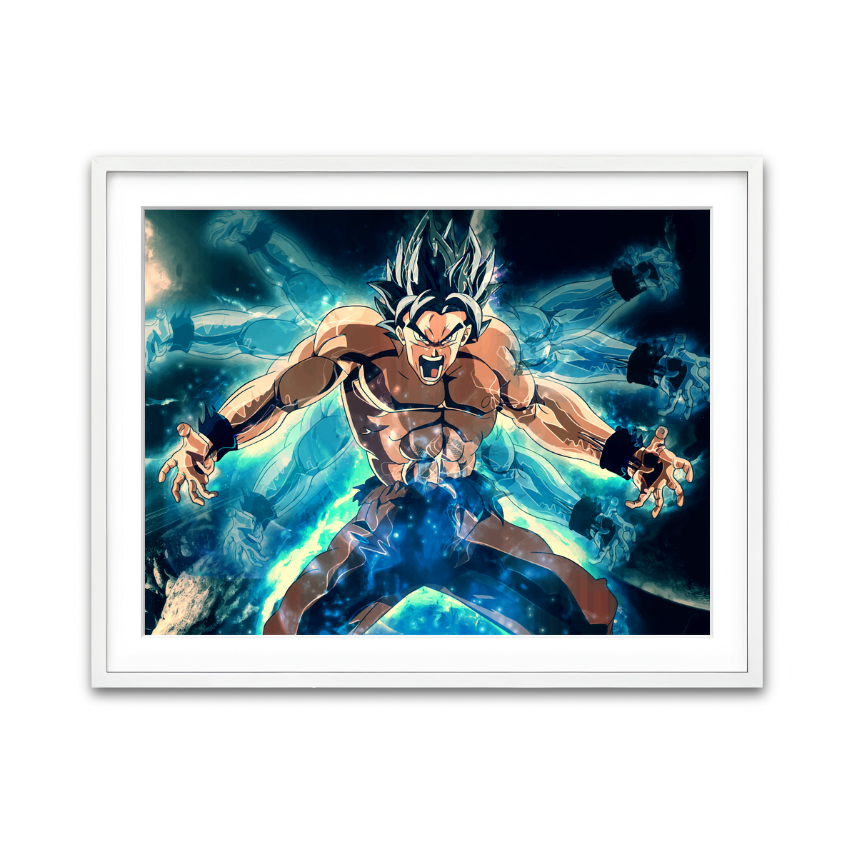 Framed Print 4x3 White