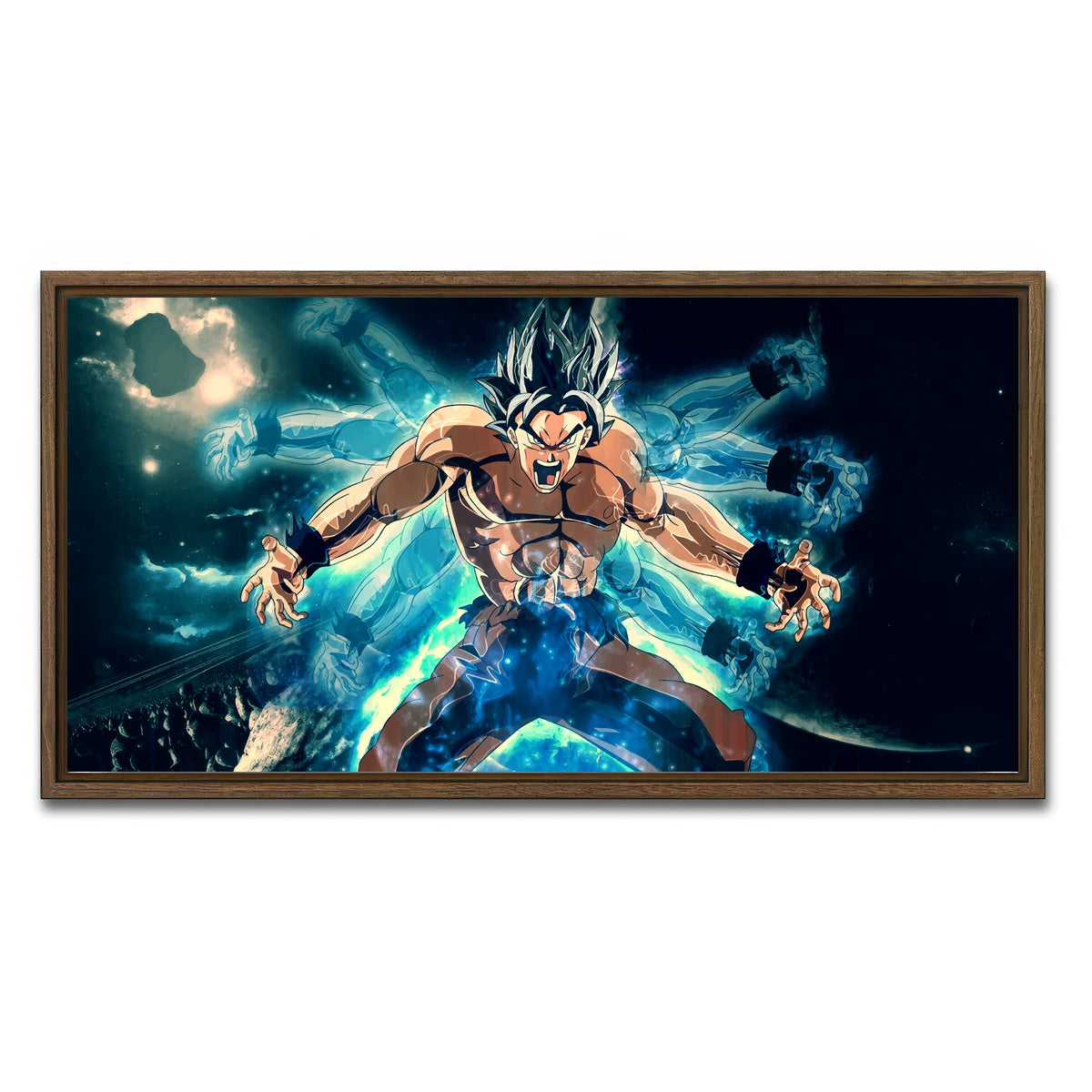 AUTO-MOCKUP WHITE | Migatte no Gokui | 1 Piece | Walnut Framed Canvas | group=2x1