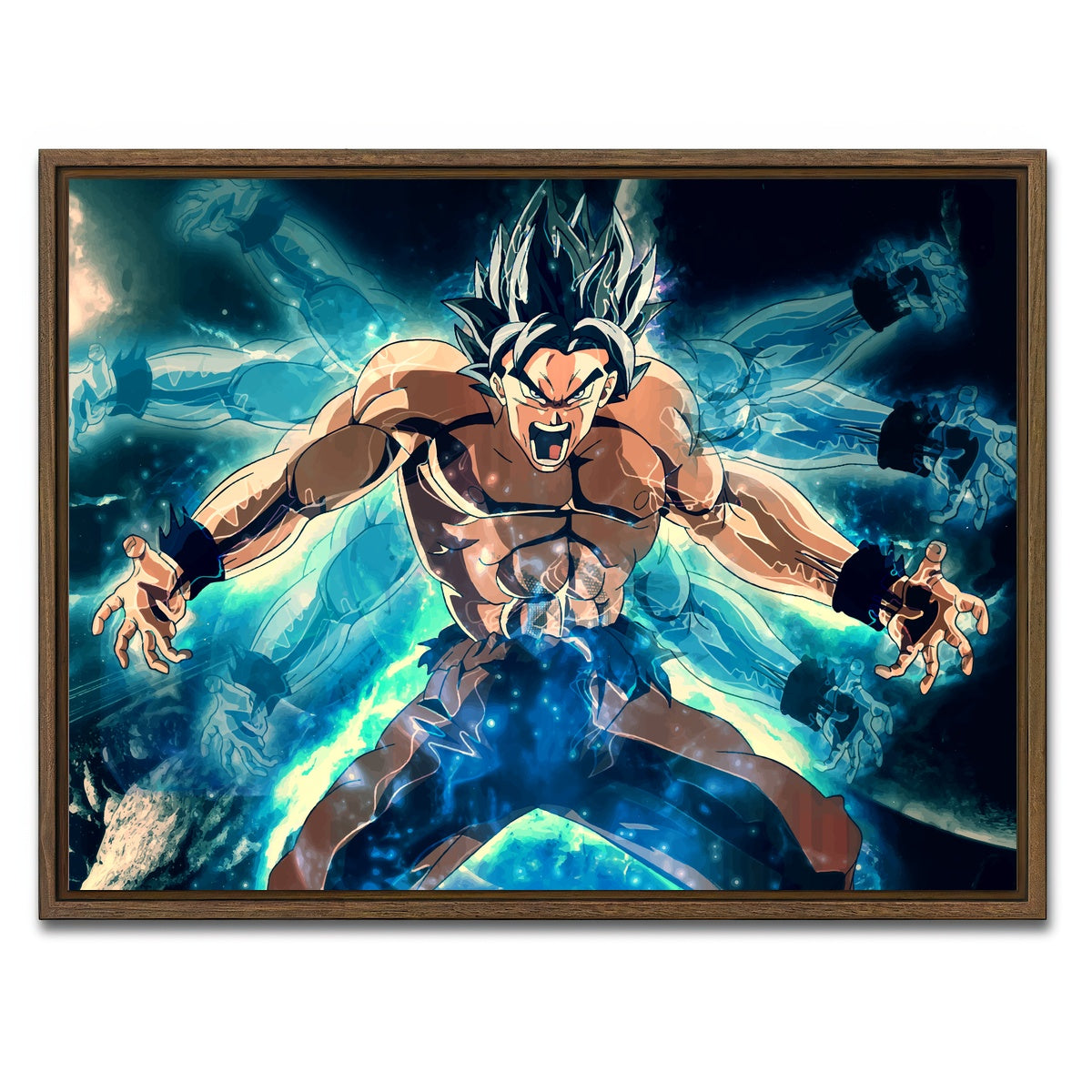 AUTO-MOCKUP WHITE | Migatte no Gokui | 1 Piece | Walnut Framed Canvas | group=4x3