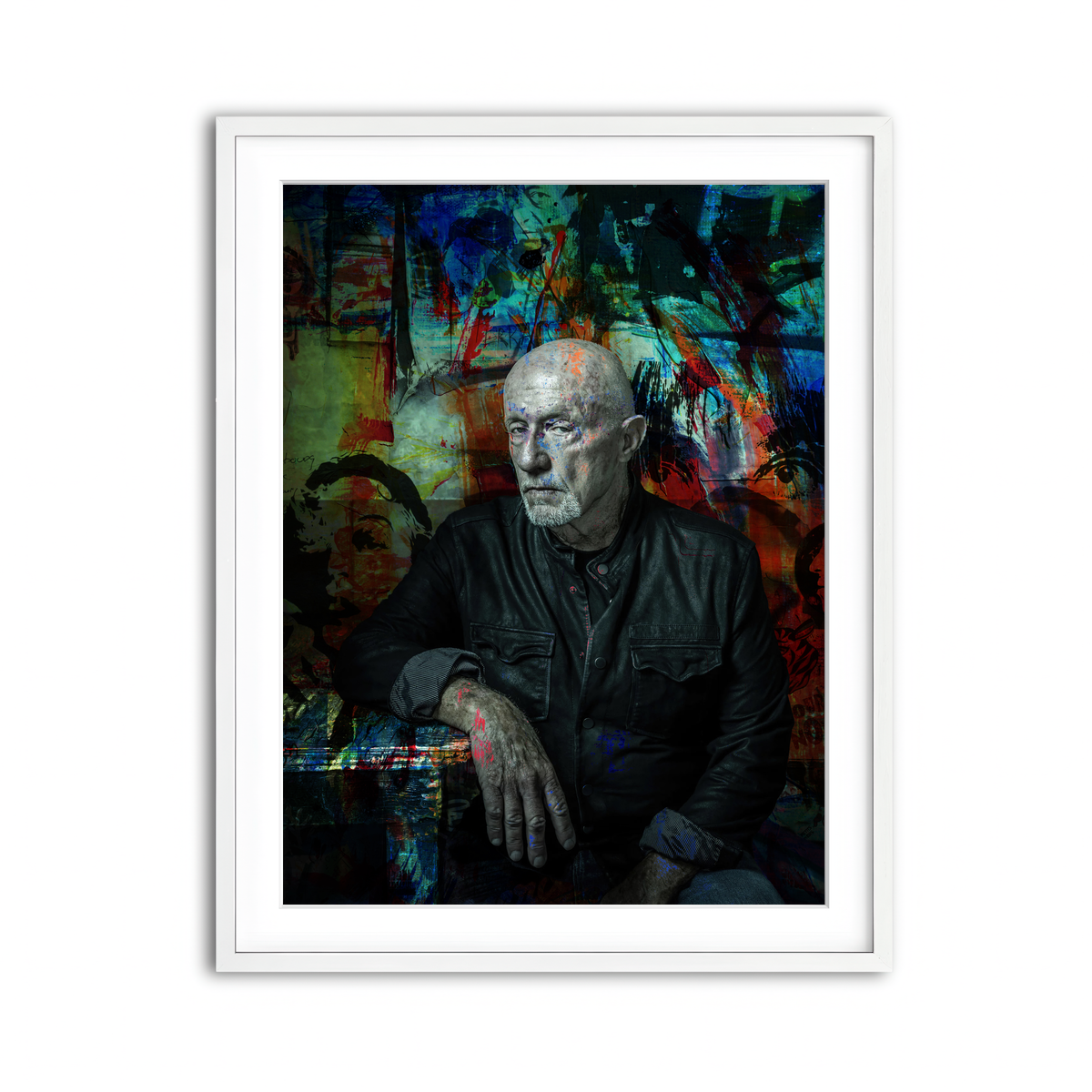 Framed Print 3x4 White