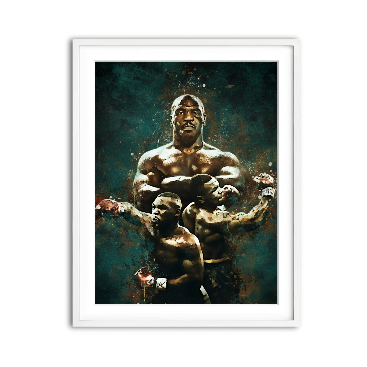 Framed Print 3x4 White