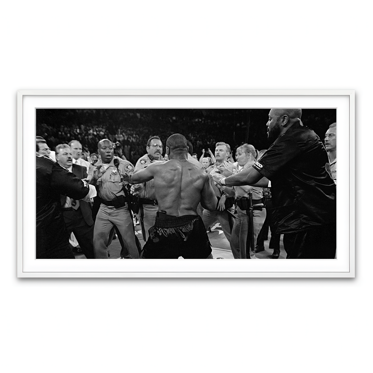 Framed Print 2x1 White