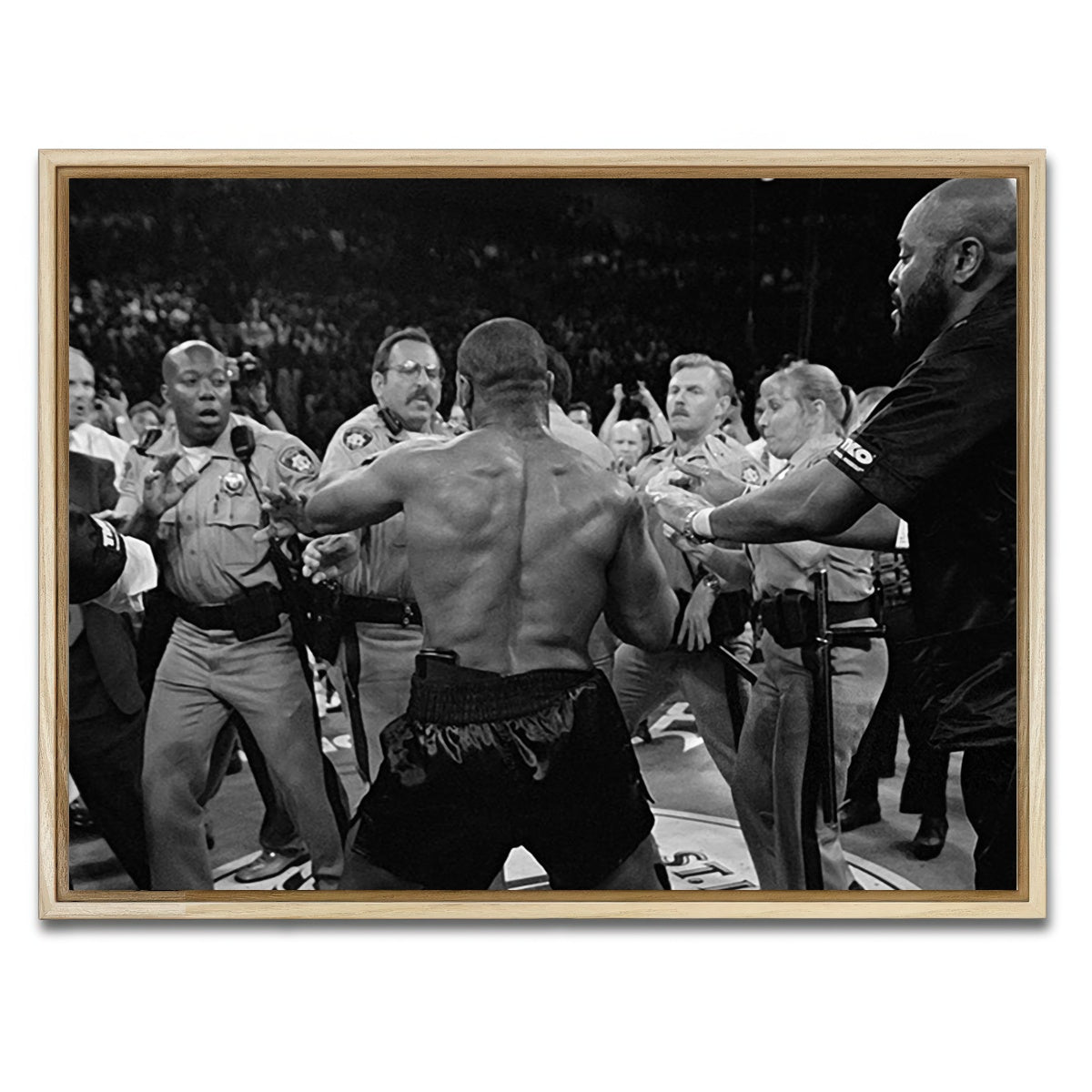 AUTO-MOCKUP WHITE | Mike Tyson | 1 Piece | Natural Framed Canvas | group=4x3