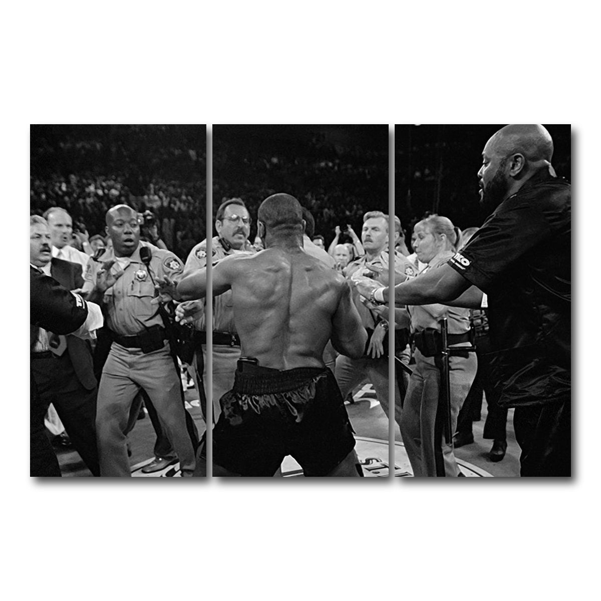 AUTO-MOCKUP WHITE | Mike Tyson | 3 Piece | Gallery Wrap Canvas | group=12x24