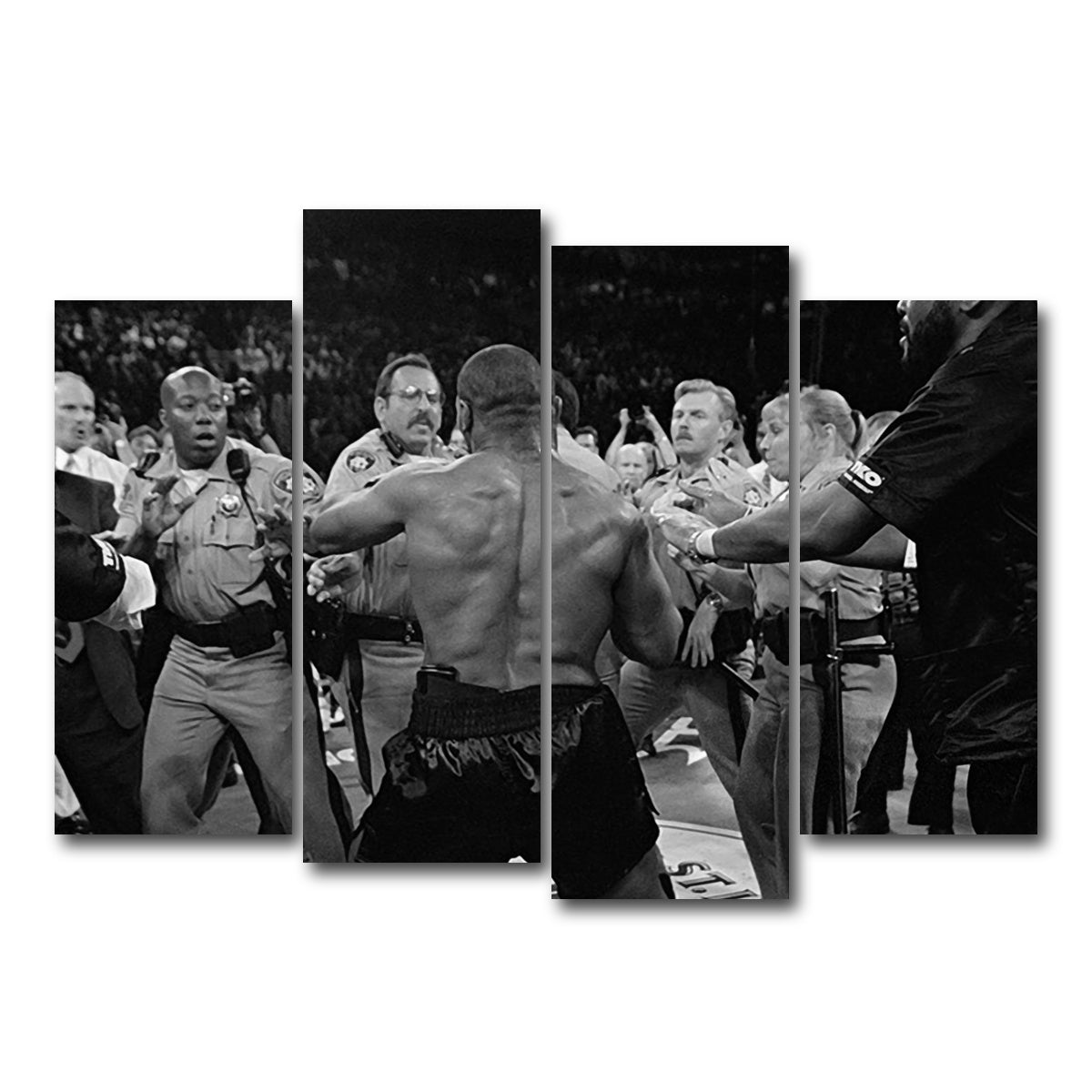 AUTO-MOCKUP WHITE | Mike Tyson | 4 Piece | Gallery Wrap Canvas | group=4_normal