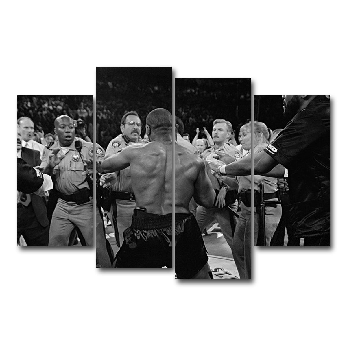 AUTO-MOCKUP WHITE | Mike Tyson | 4 Piece | Gallery Wrap Canvas | group=4_short