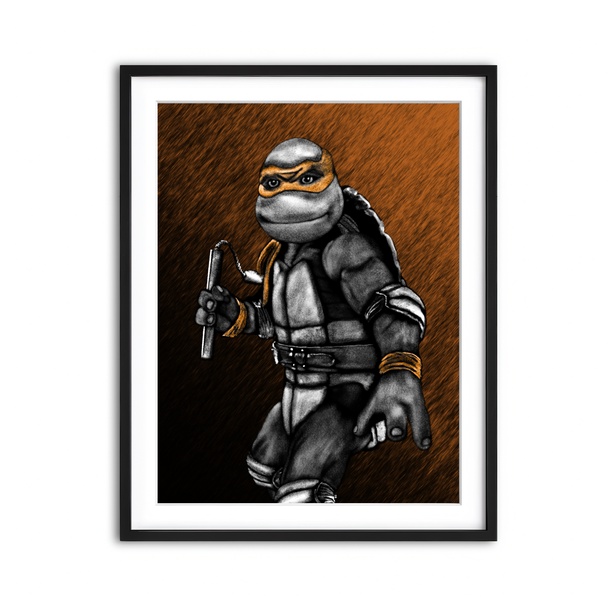 Framed Print 3x4 Black