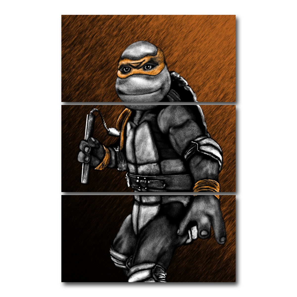 AUTO-MOCKUP WHITE | Mikey | 3 Piece | Gallery Wrap Canvas | group=12x24_stacked