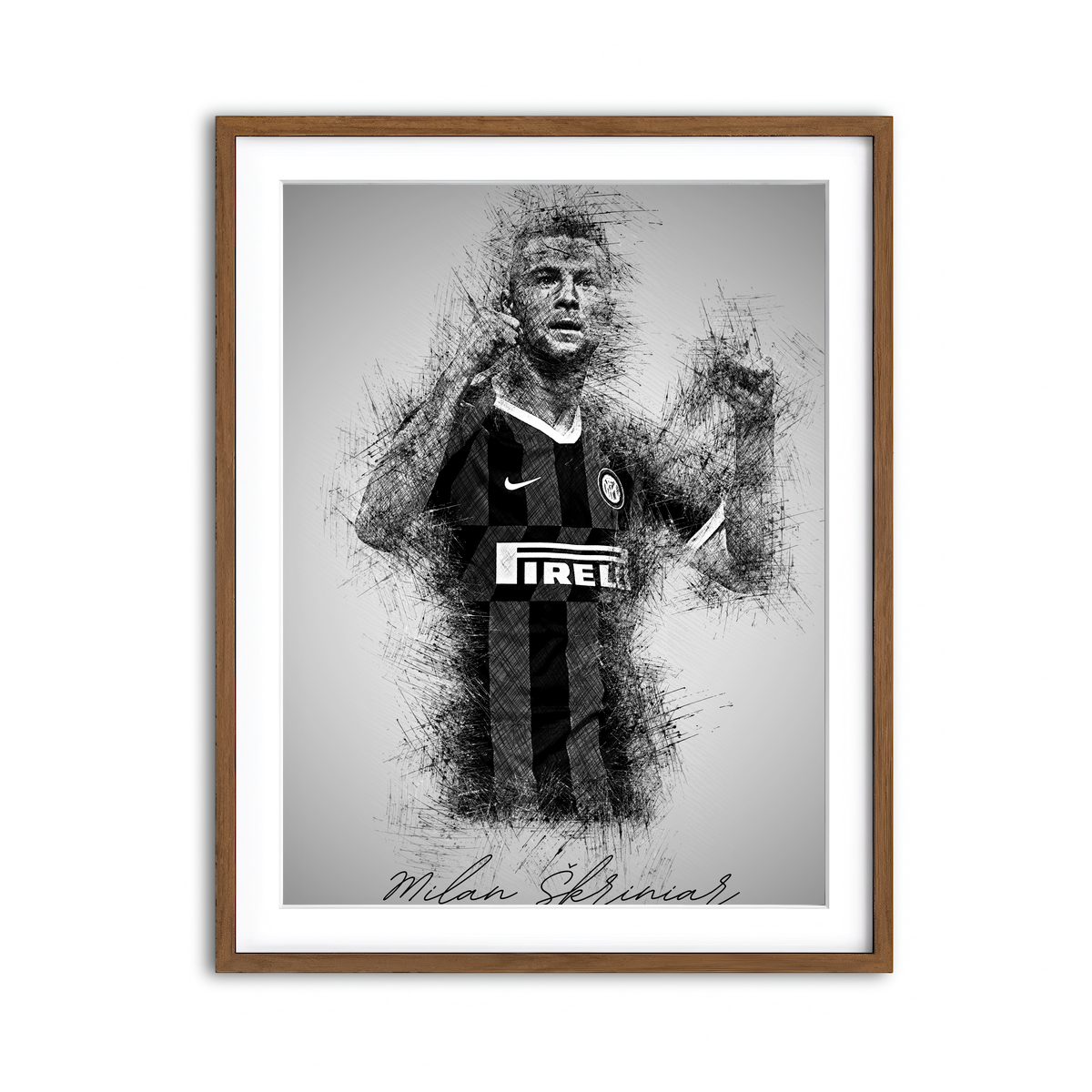 Framed Print 3x4 Walnut