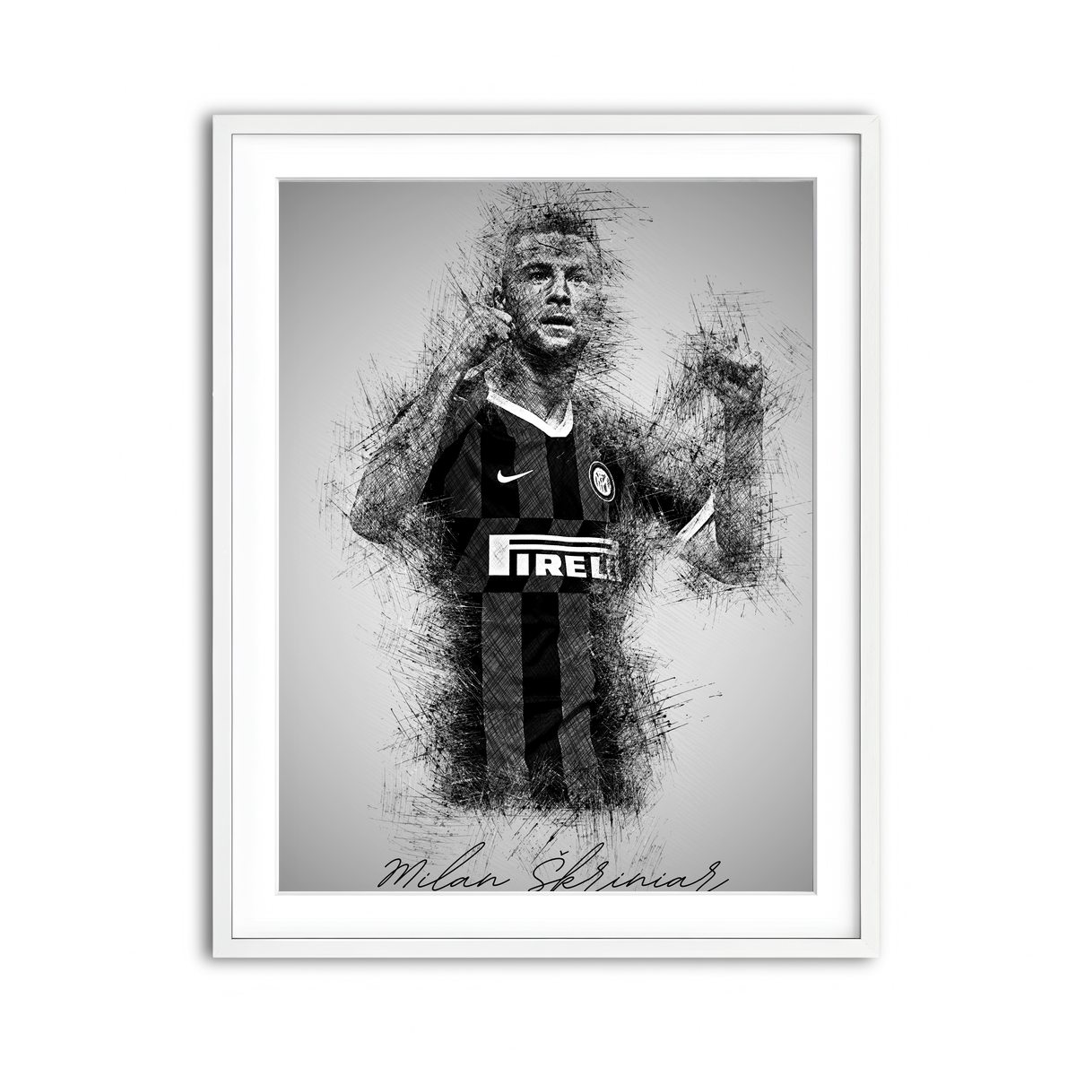 Framed Print 3x4 White