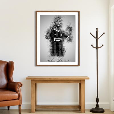 AUTO-MOCKUP ROOM | Milan Skriniar Wall Art