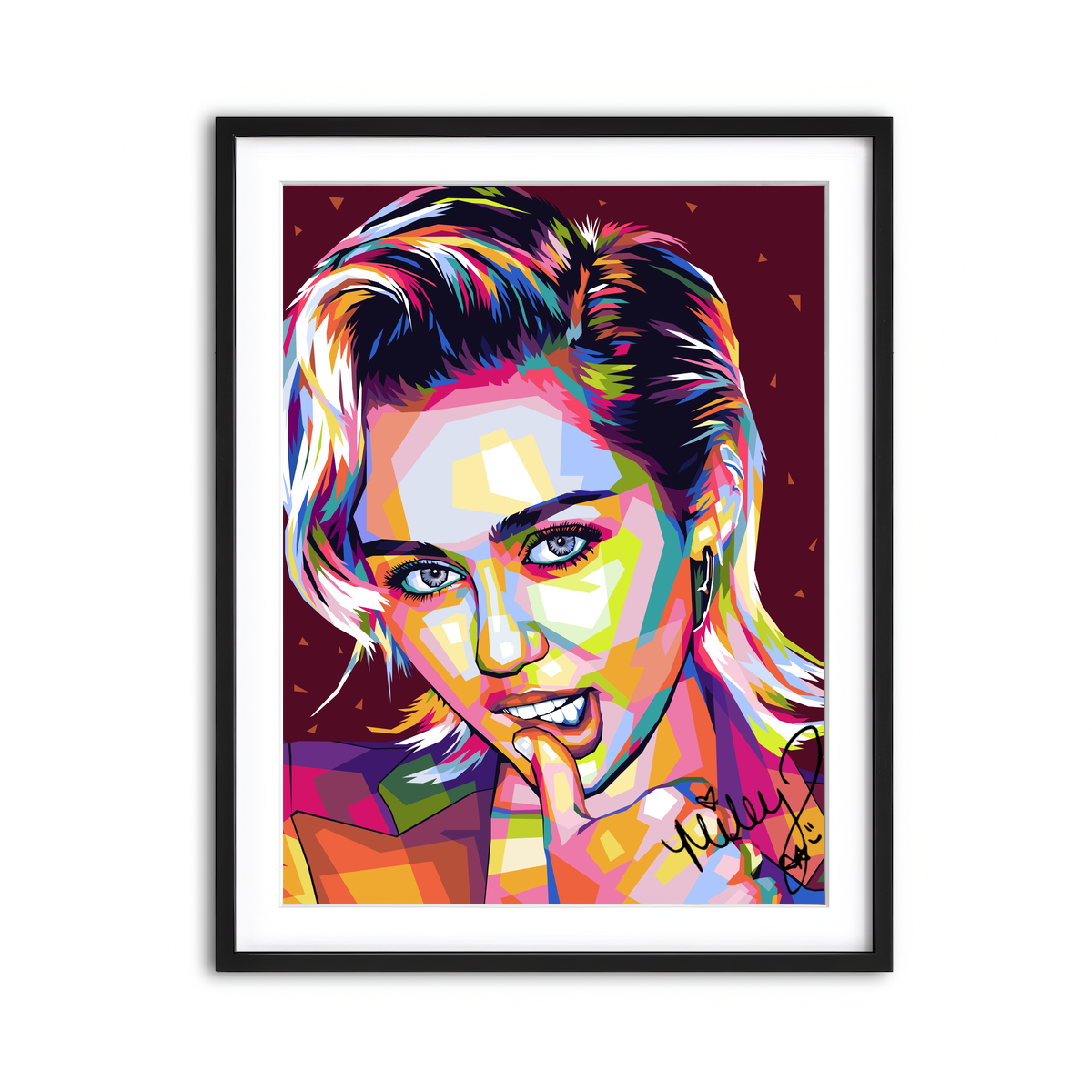 Framed Print 3x4 Black