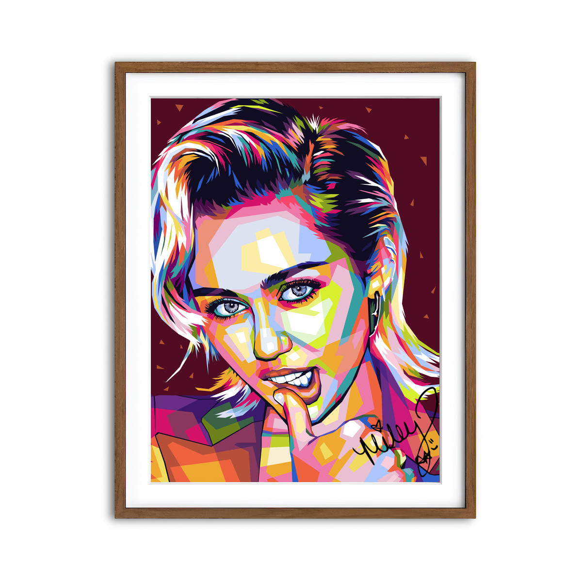 Framed Print 3x4 Walnut