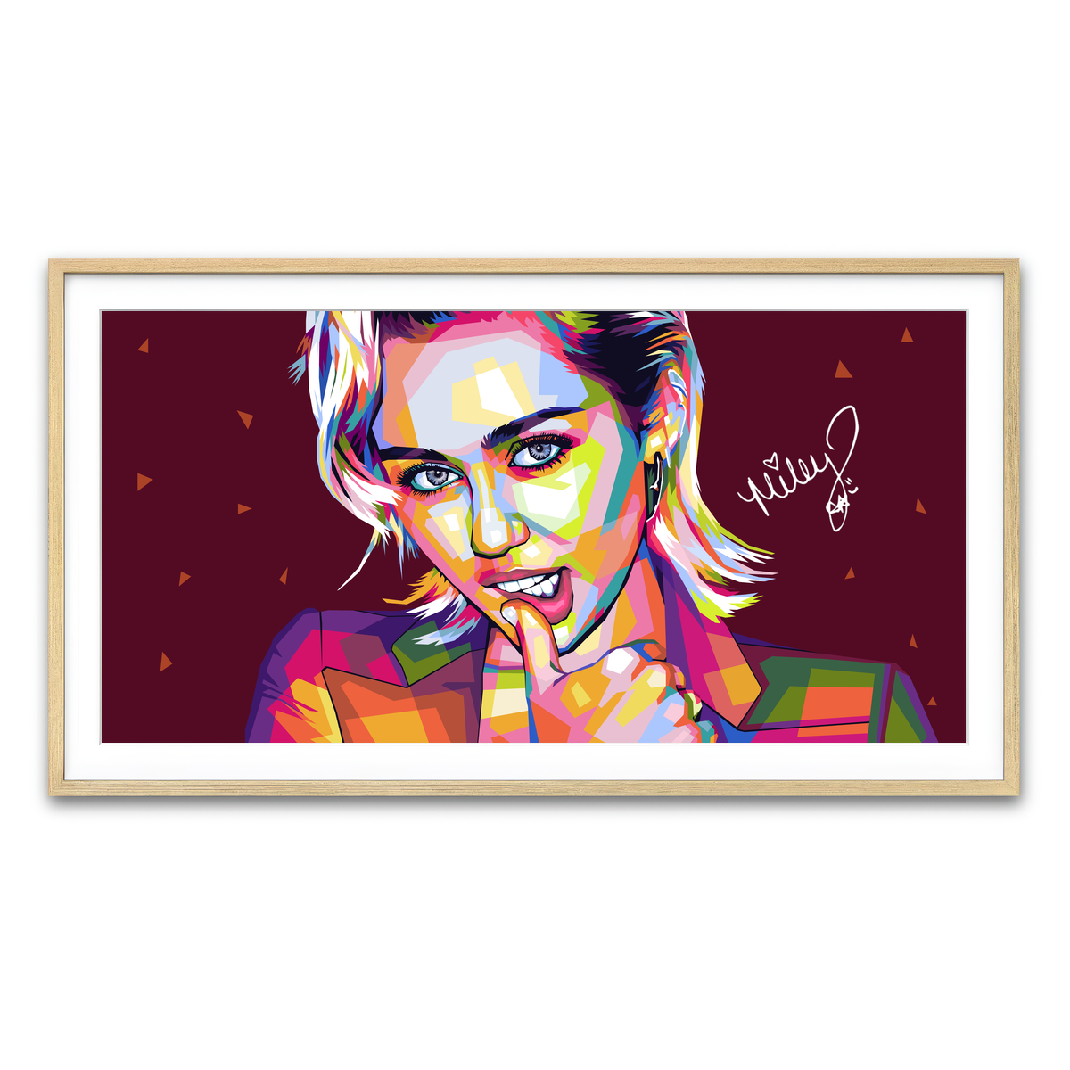 Framed Print 2x1 Natural