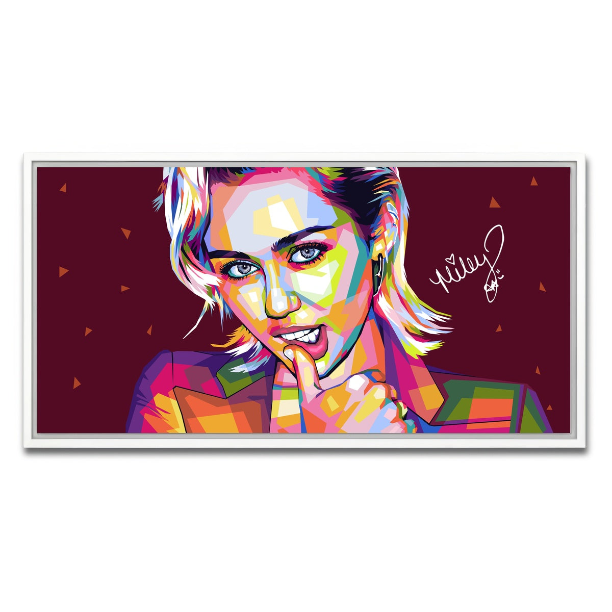AUTO-MOCKUP WHITE | Miley | 1 Piece | White Framed Canvas | group=2x1