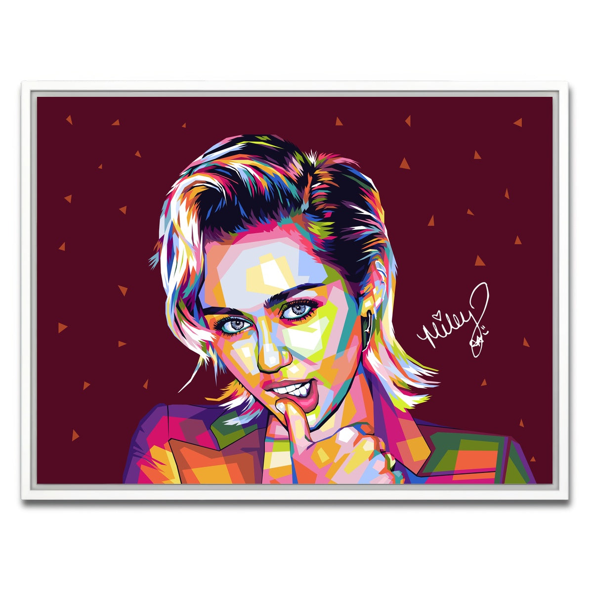 AUTO-MOCKUP WHITE | Miley | 1 Piece | White Framed Canvas | group=4x3