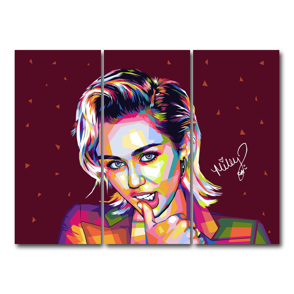 AUTO-MOCKUP WHITE | Miley | 3 Piece | Gallery Wrap Canvas | group=8x18