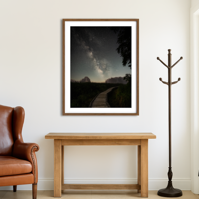 AUTO-MOCKUP ROOM | Milky Trails Wall Art