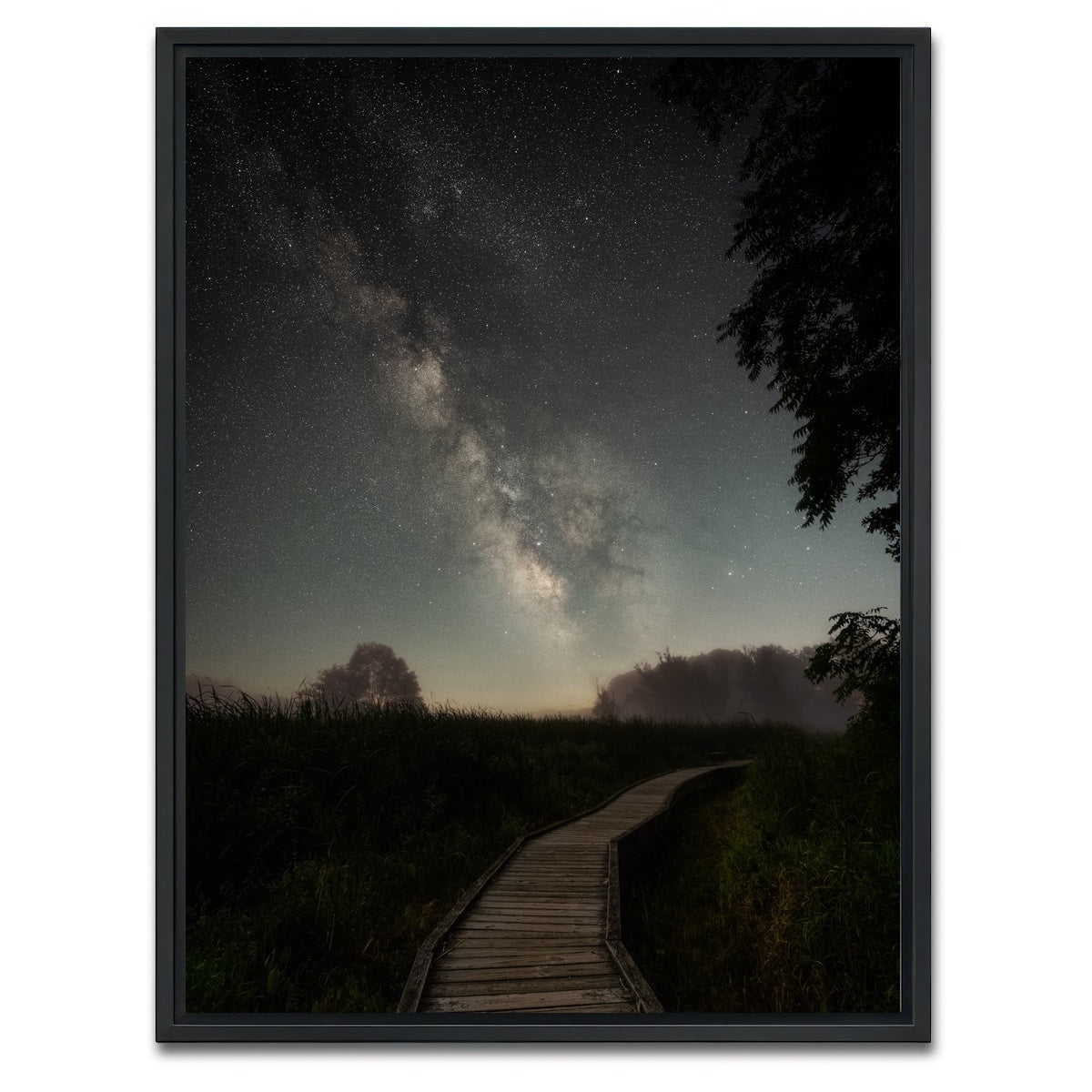 AUTO-MOCKUP WHITE | Milky Trails | 1 Piece | Black Framed Canvas | group=3x4