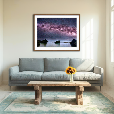 AUTO-MOCKUP ROOM | Milky Way Galaxy Wall Art