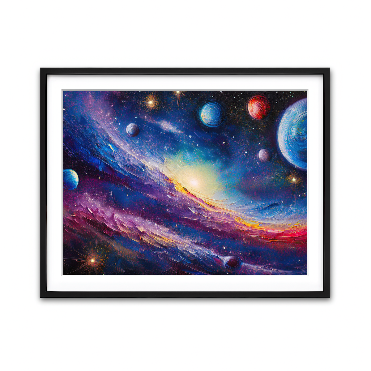 Framed Print 4x3 Black