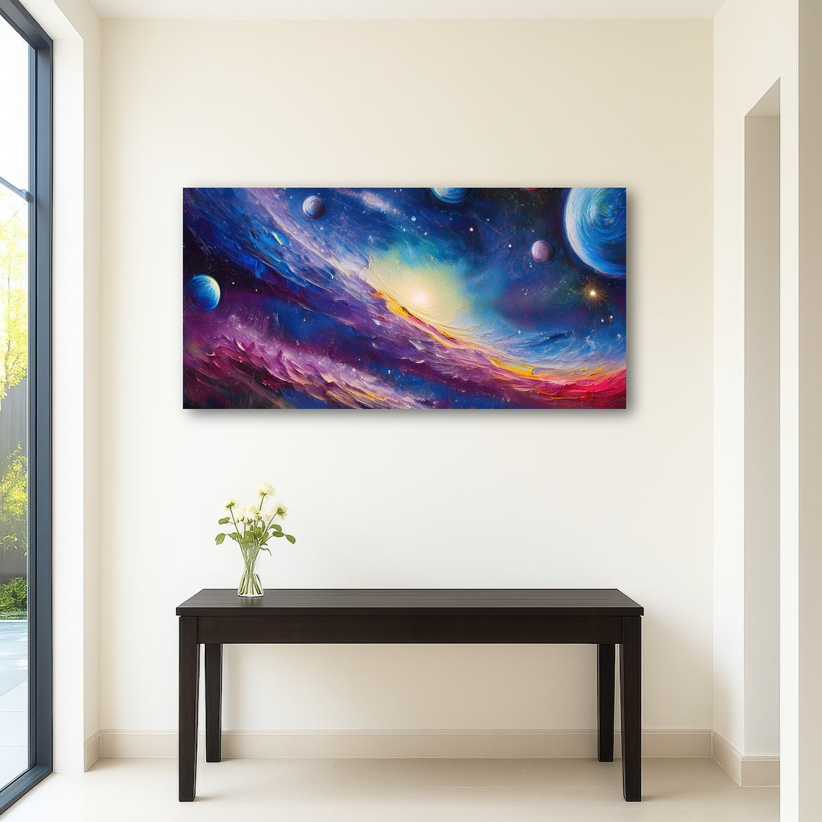 AUTO-MOCKUP ROOM | Milky Way Painting