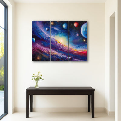 AUTO-MOCKUP ROOM | Milky Way Painting