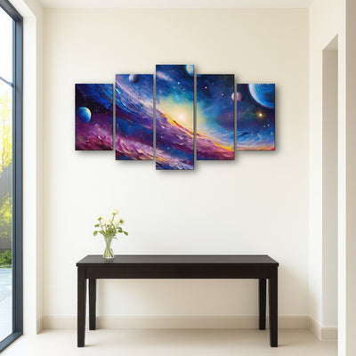 AUTO-MOCKUP ROOM | Milky Way Painting