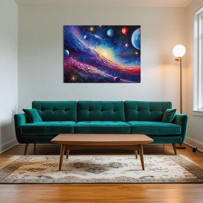 AUTO-MOCKUP ROOM | Milky Way Painting