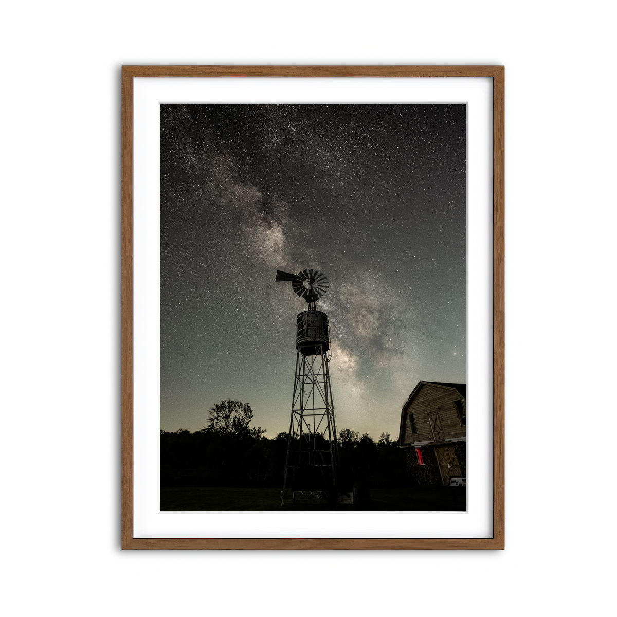 Framed Print 3x4 Walnut