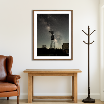 AUTO-MOCKUP ROOM | Milky Wind Wall Art