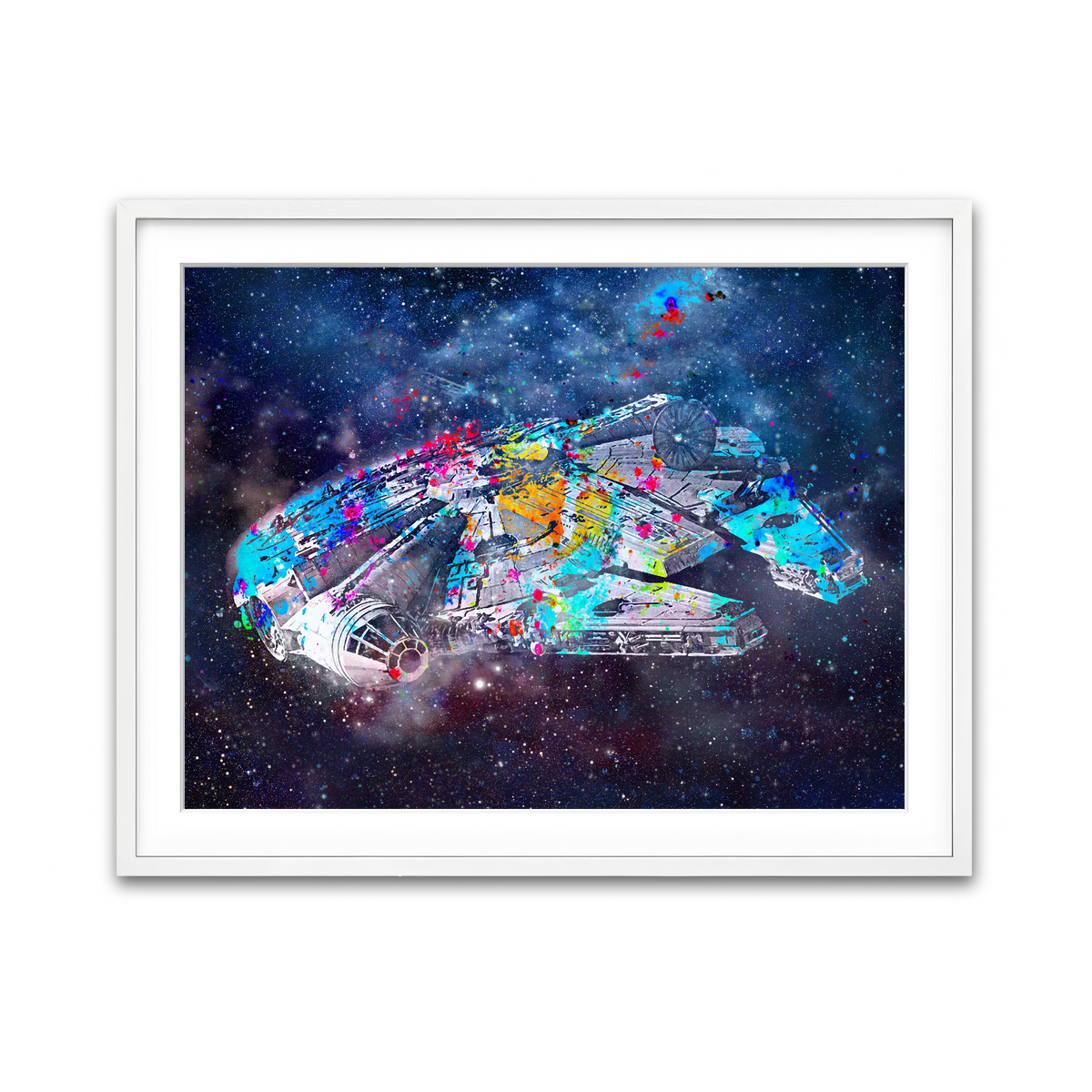 Framed Print 4x3 White