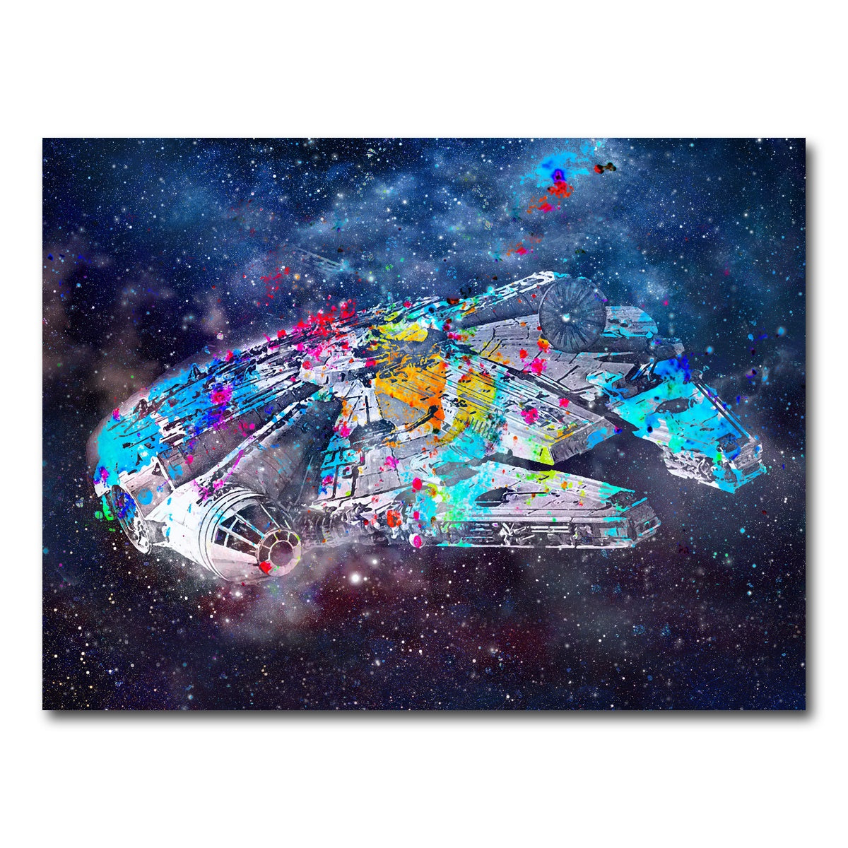 AUTO-MOCKUP WHITE | Millennium Falcon | 1 Piece | Gallery Wrap Canvas | group=4x3