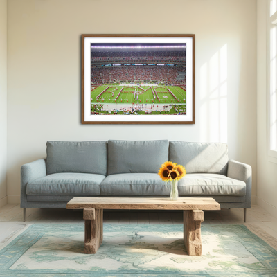 AUTO-MOCKUP ROOM | Million Dollar Band - Bryant Denny Stadium Wall Art