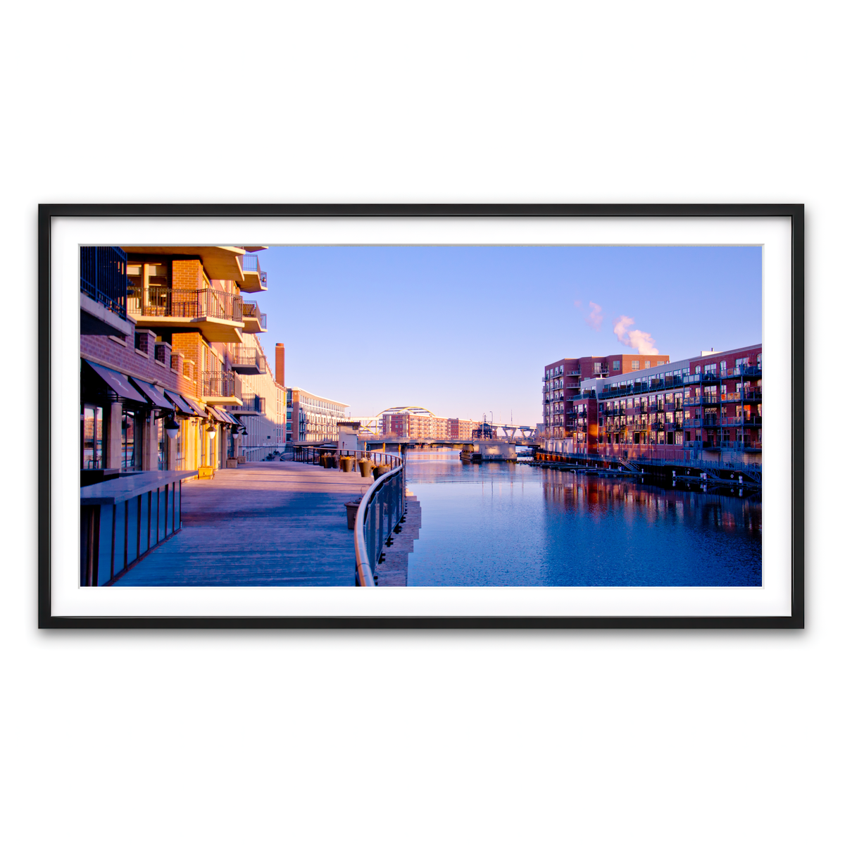 Framed Print 2x1 Black