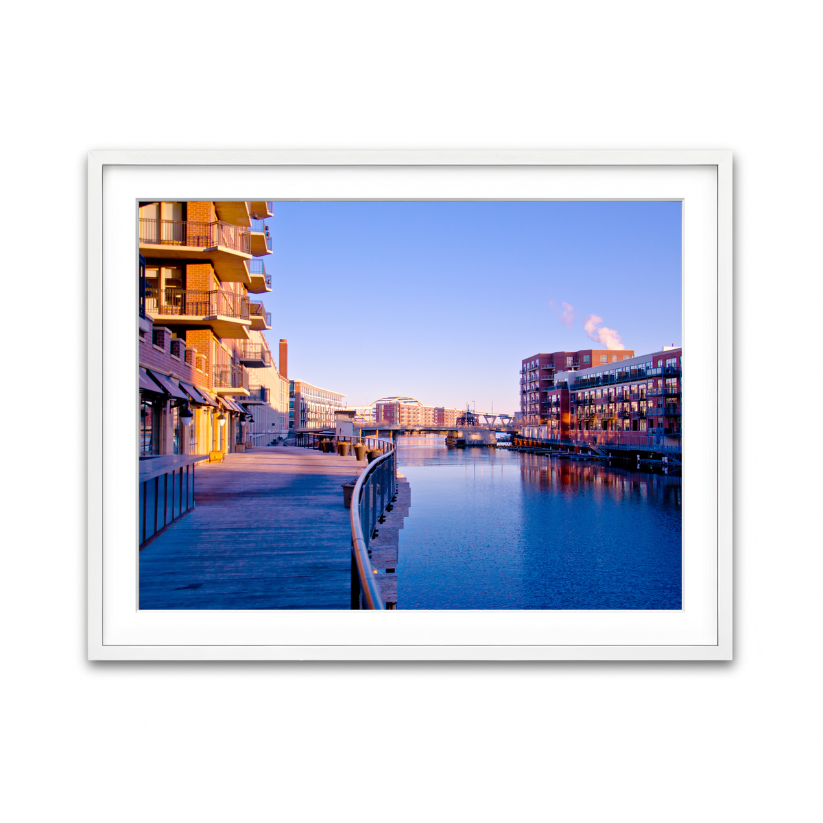Framed Print 4x3 White