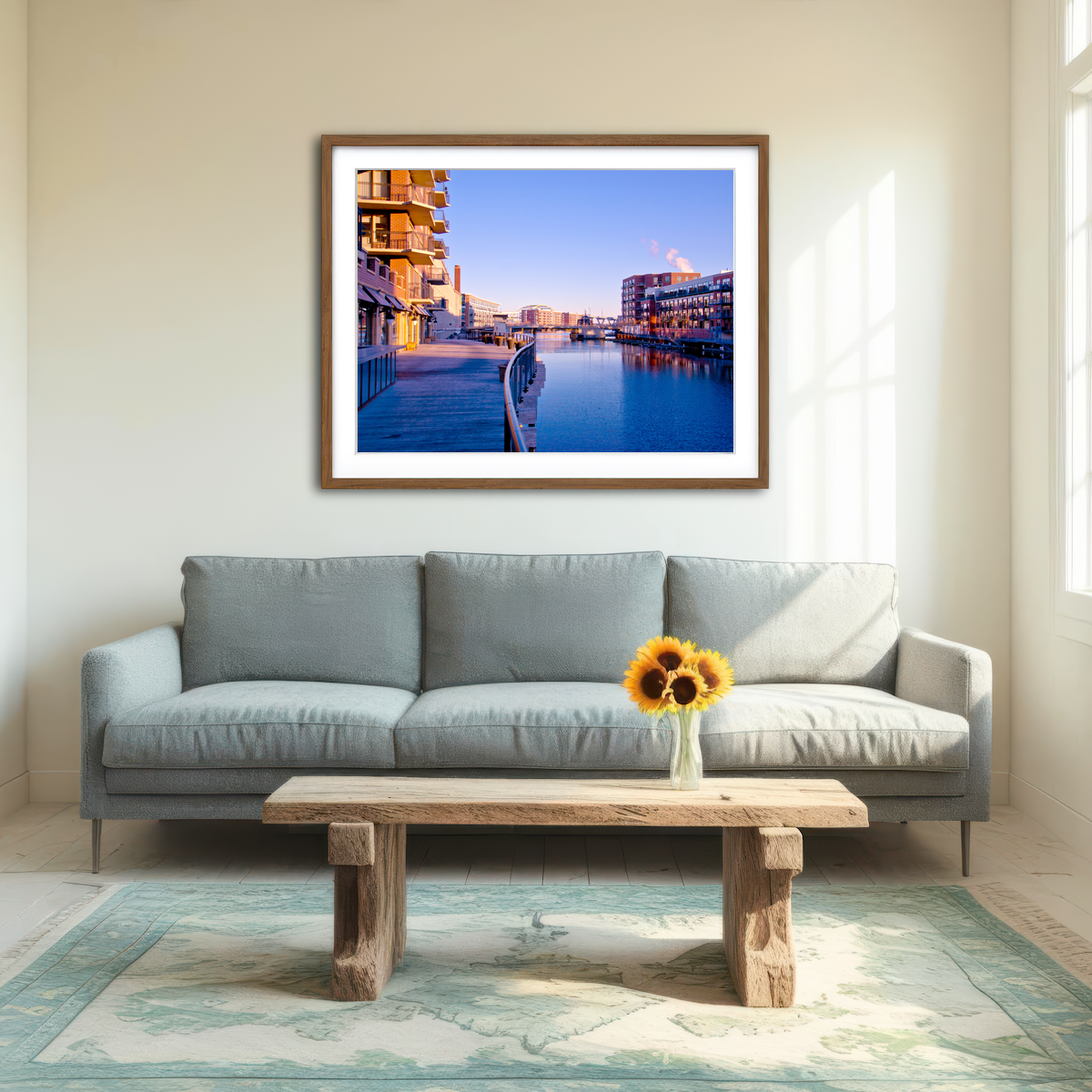 AUTO-MOCKUP ROOM | Milwaukee Third Ward Riverwalk Wall Art
