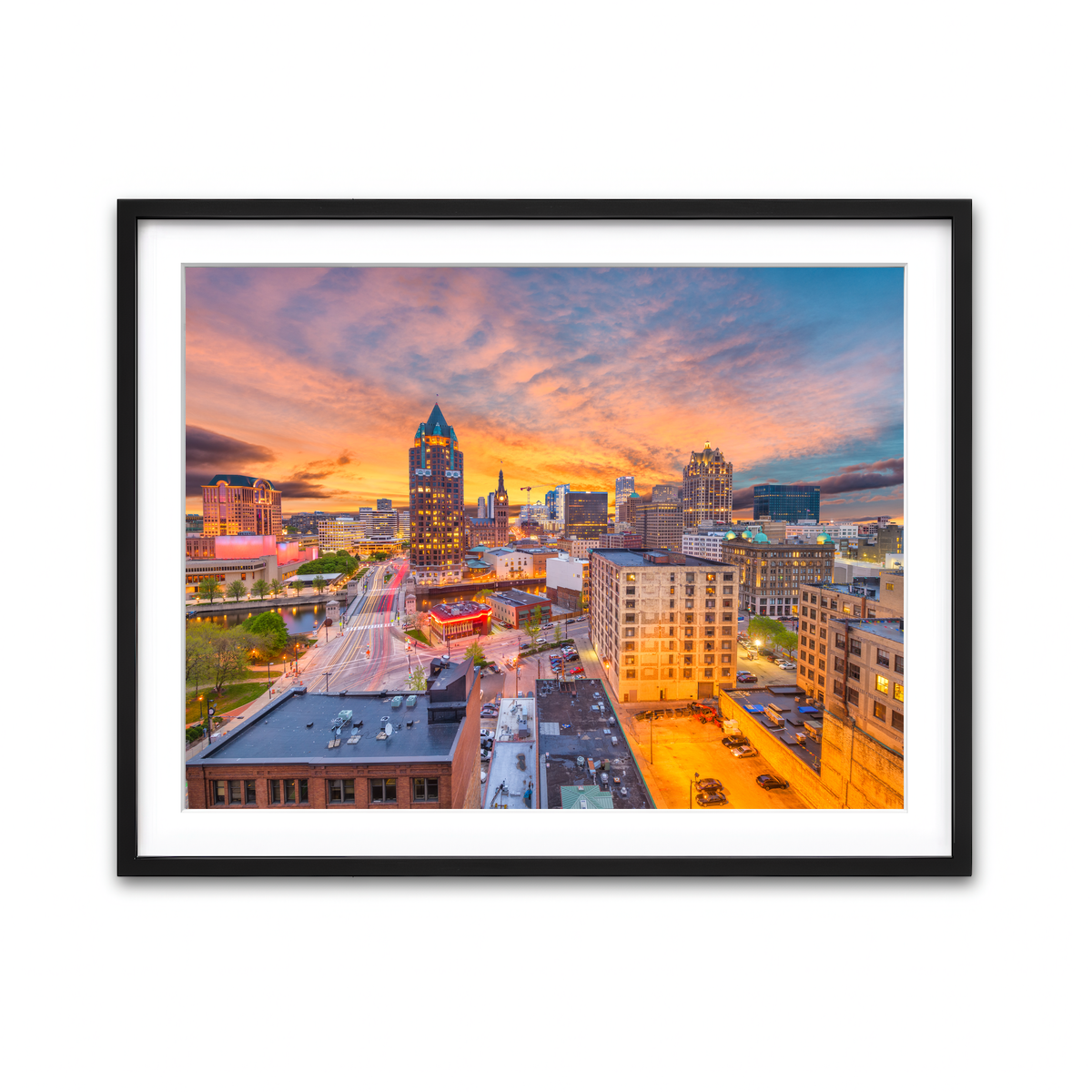 Framed Print 4x3 Black