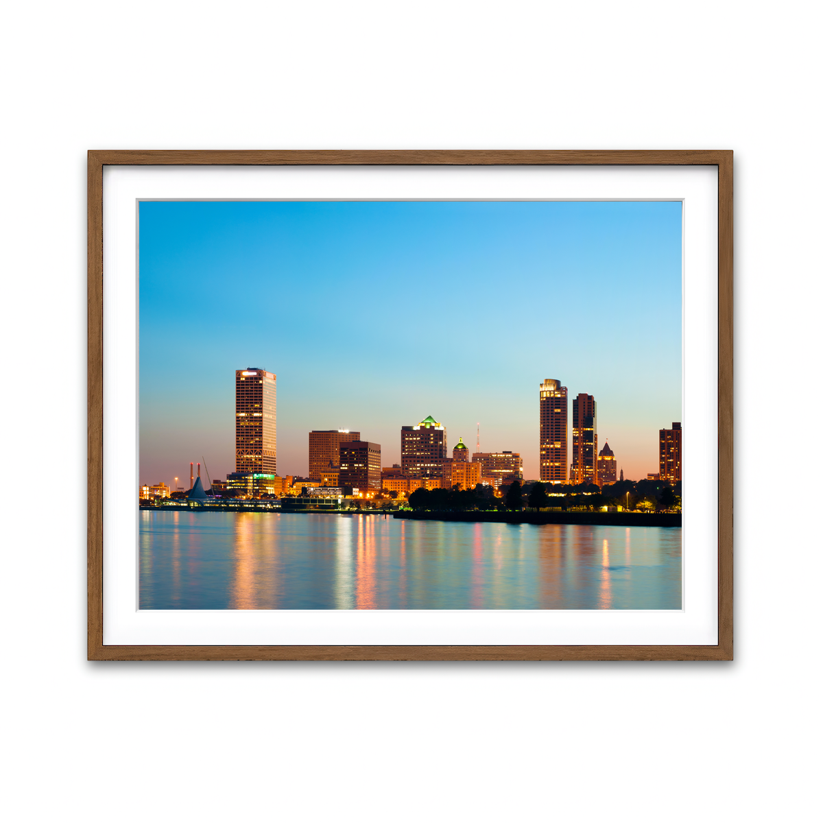 Framed Print 4x3 Walnut