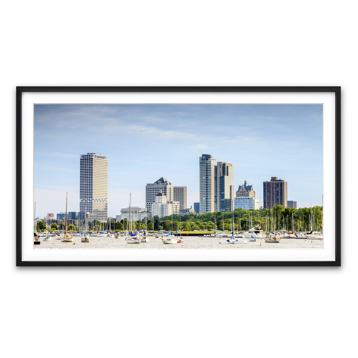 Framed Print 2x1 Black