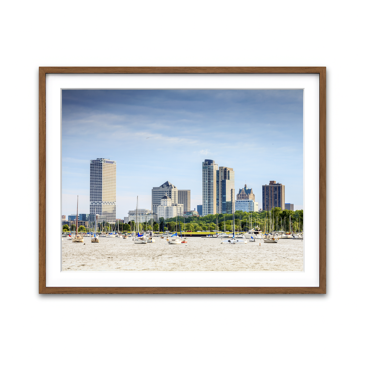 Framed Print 4x3 Walnut