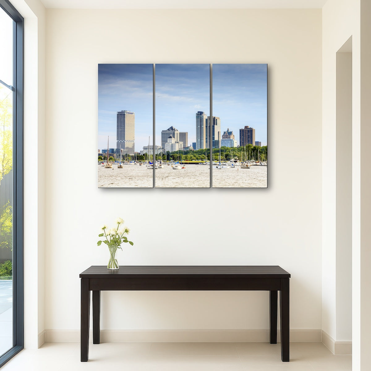 AUTO-MOCKUP ROOM | Milwaukee skyline day