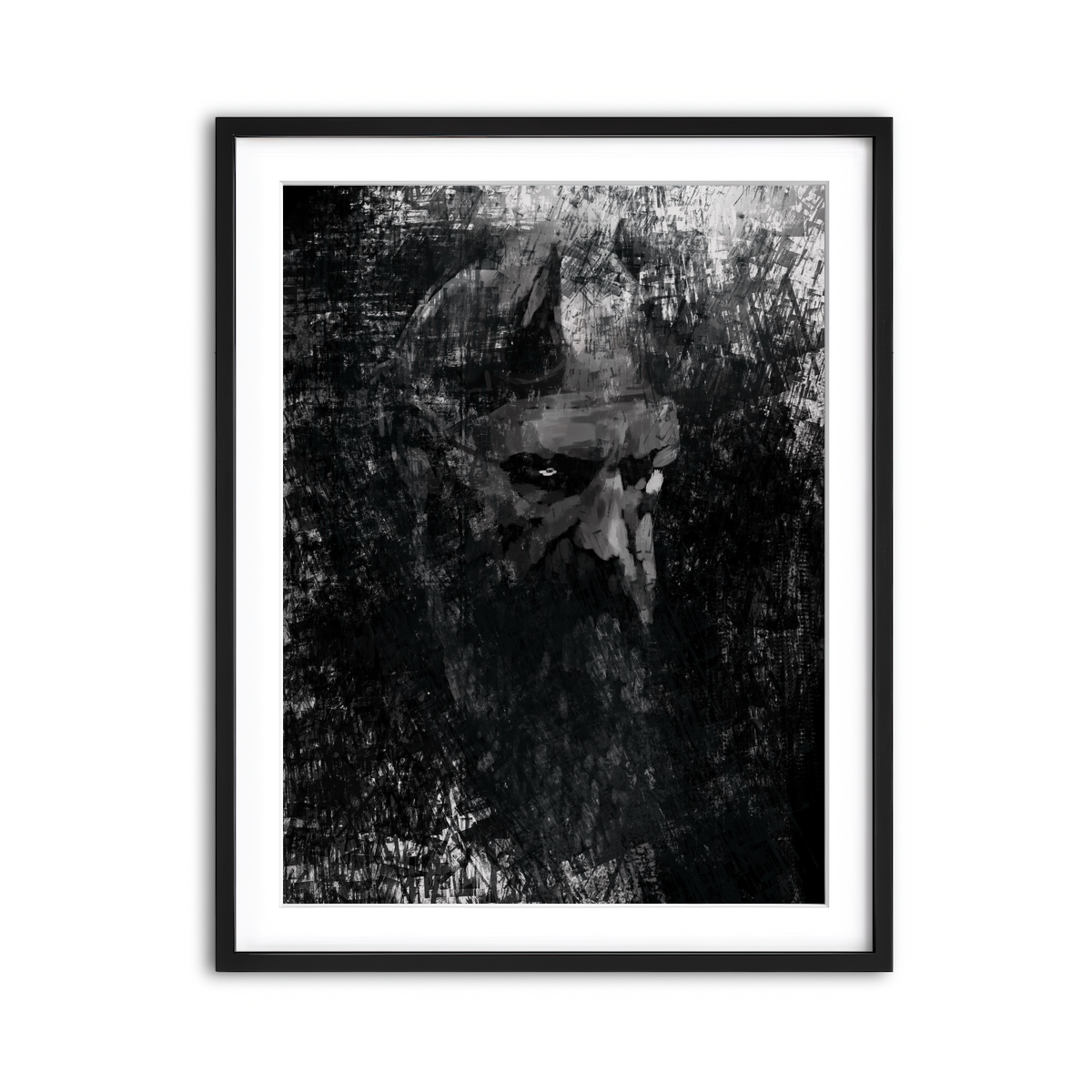 Framed Print 3x4 Black
